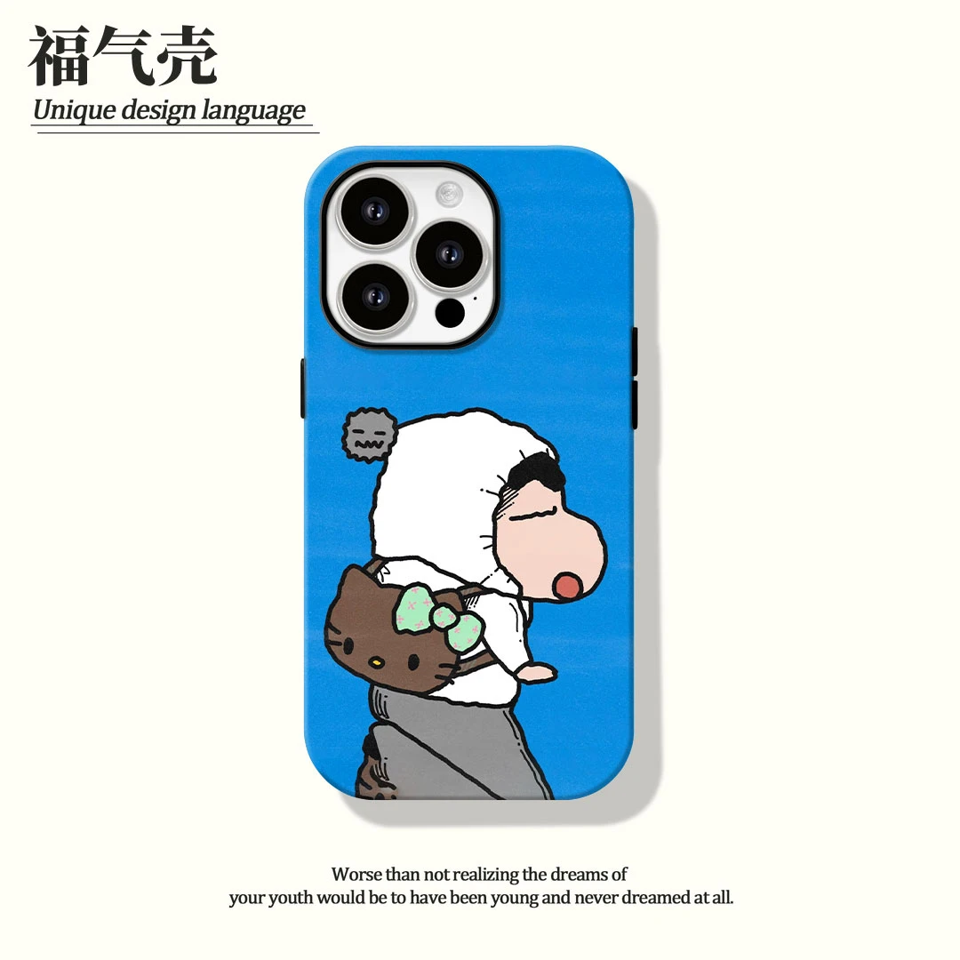 书包小新菲林二合一适用苹果17/16promax华为vivo小米oppo手机壳