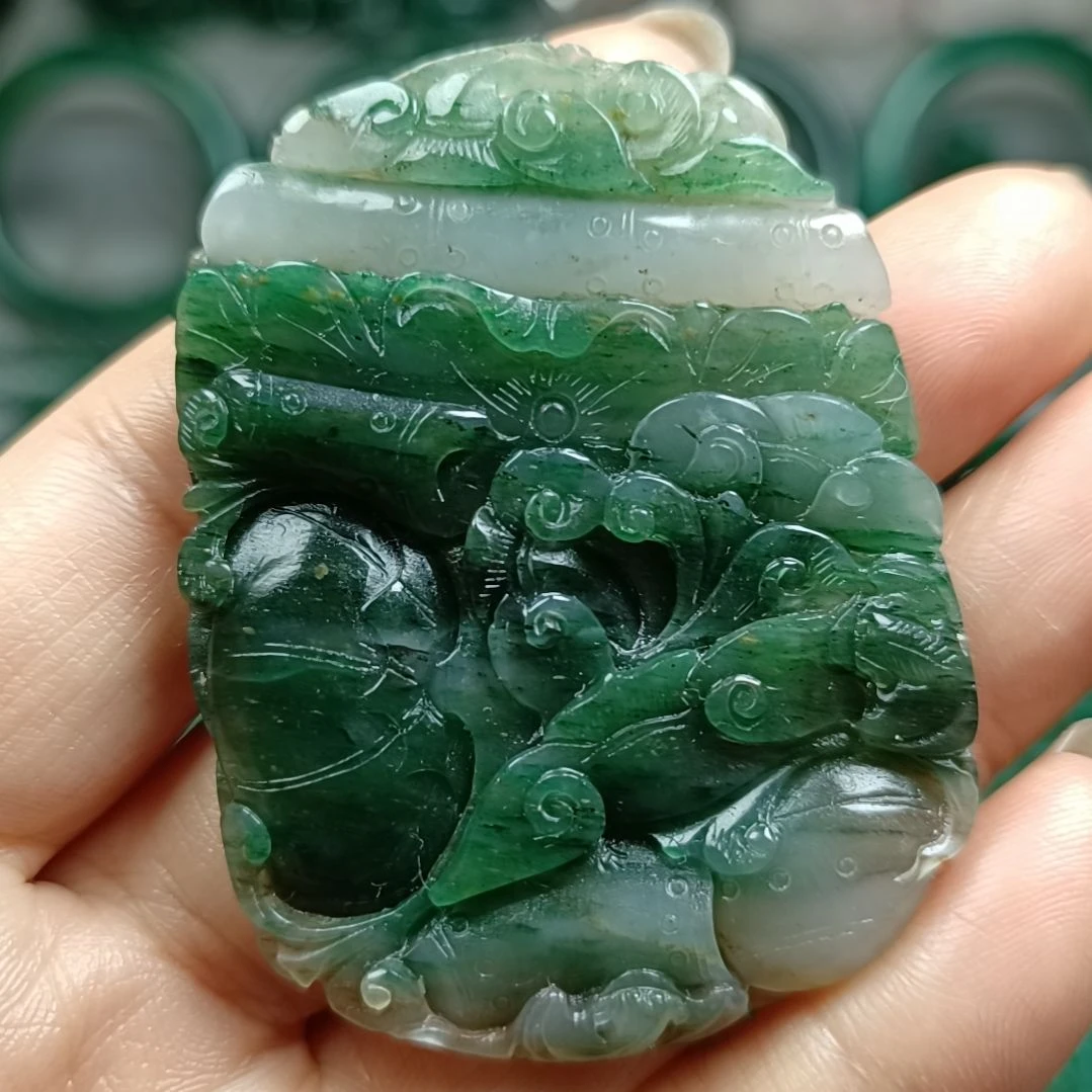 独山玉福在眼前未镶嵌