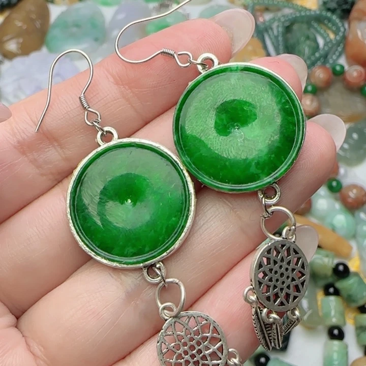 翡翠未镶嵌颈饰天然A货48