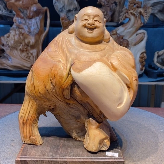 柏木（崖柏）根雕摆件