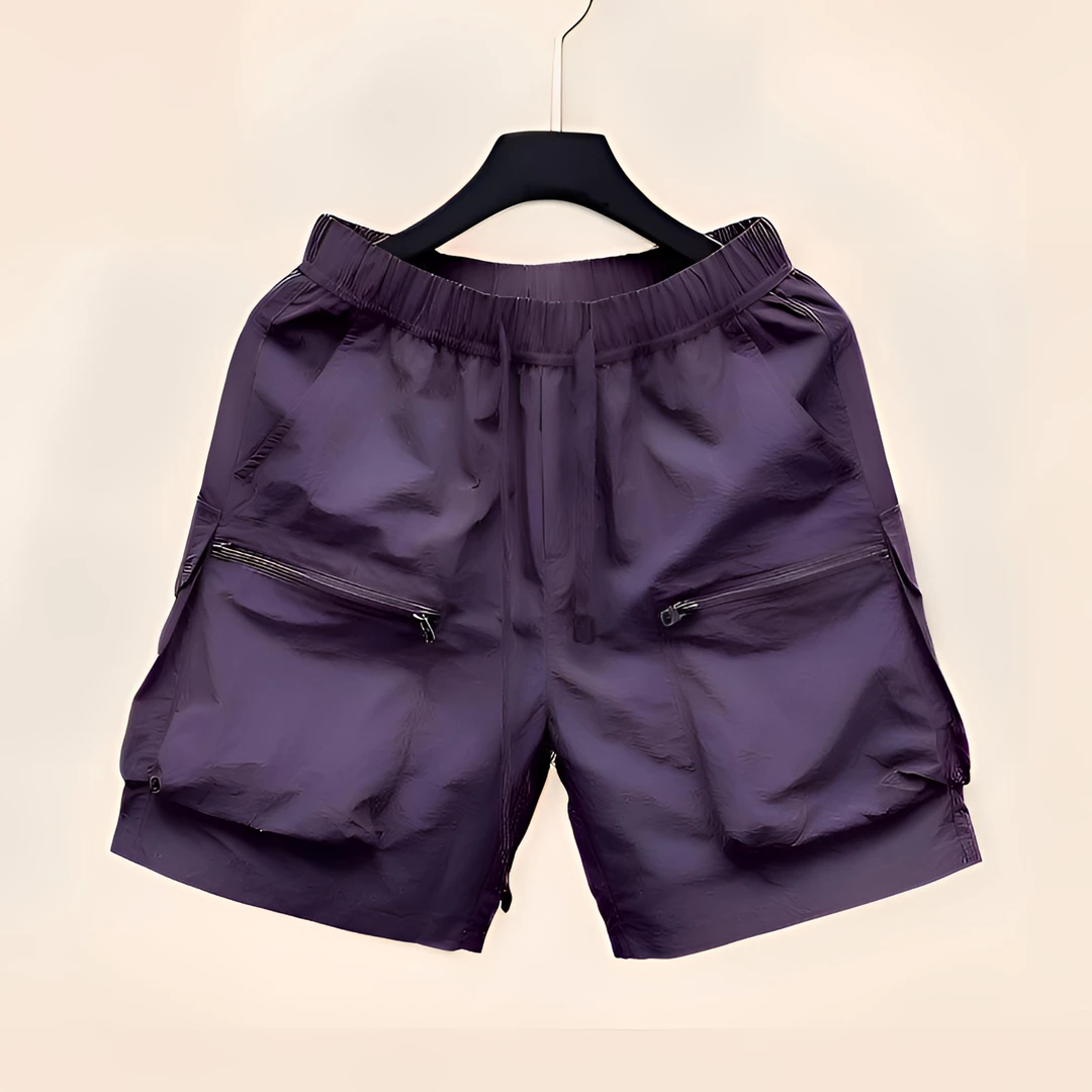 夏季薄款户外工装短裤男宽松休闲五分速干外穿设计师男装高级感