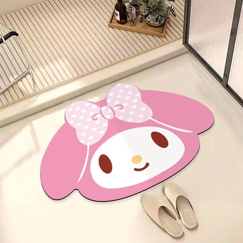 【拍一发二】硅藻泥浴室地垫可爱卡通卫生间进门防滑垫厕所速干脚垫