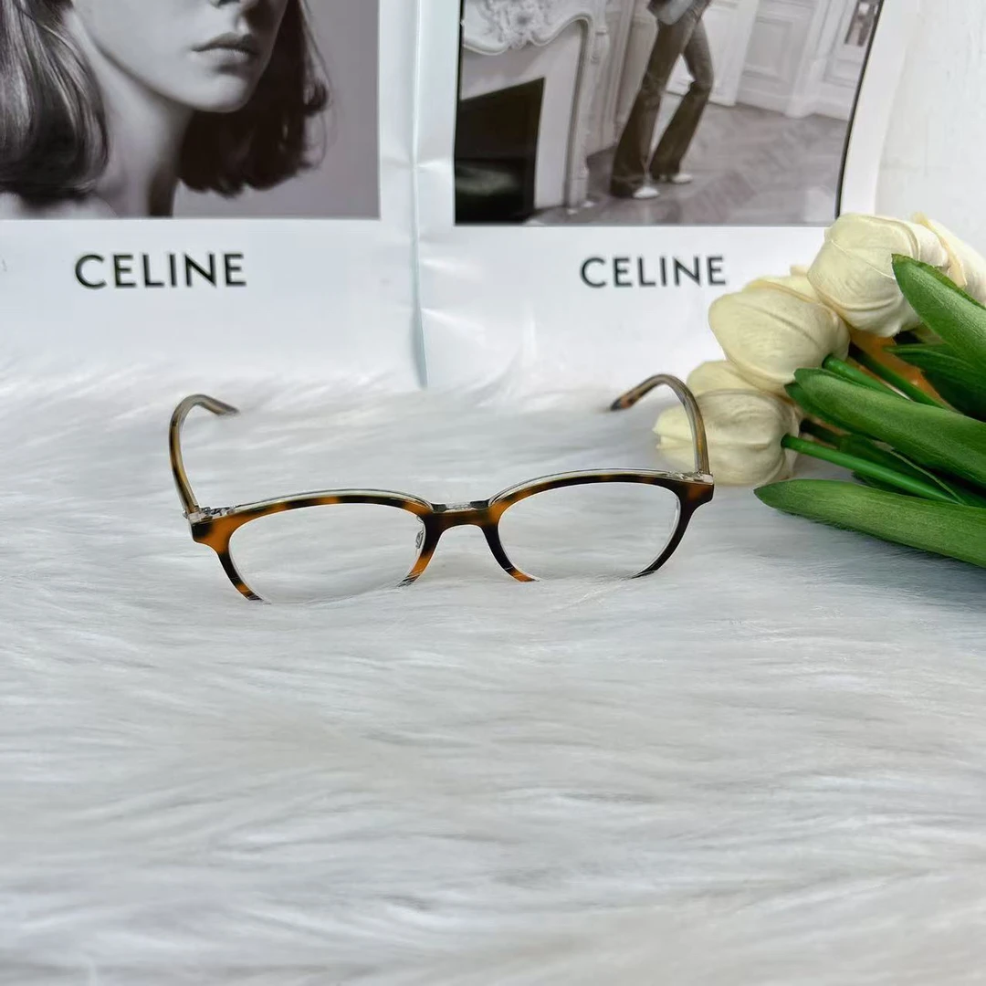 95新 DIOR/迪奥 迪奥 百搭款豹纹平光镜