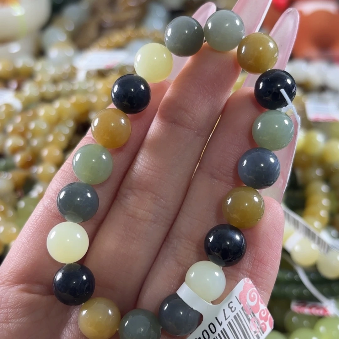 和田玉未镶嵌手链496