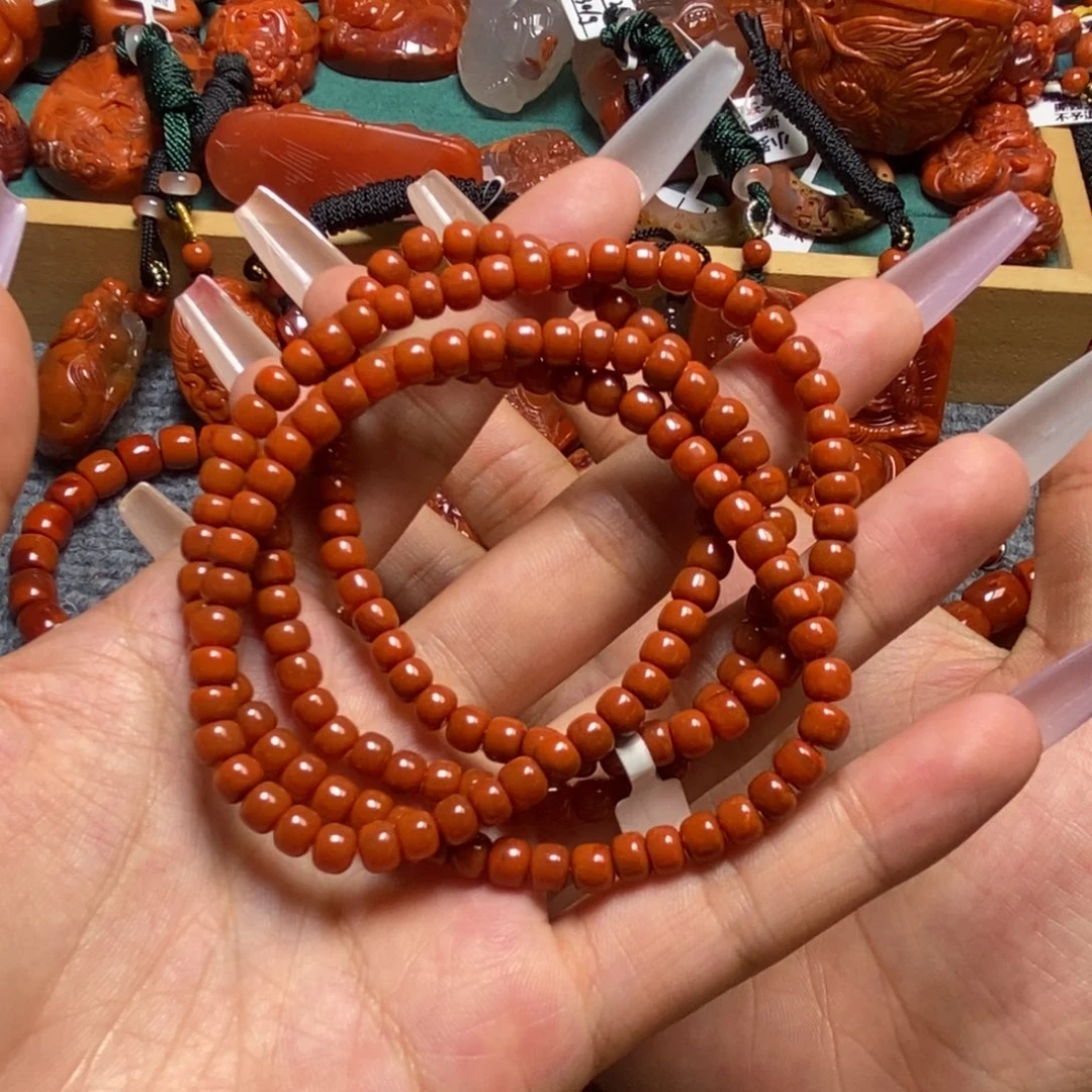 手串未镶嵌南红玛瑙5mm