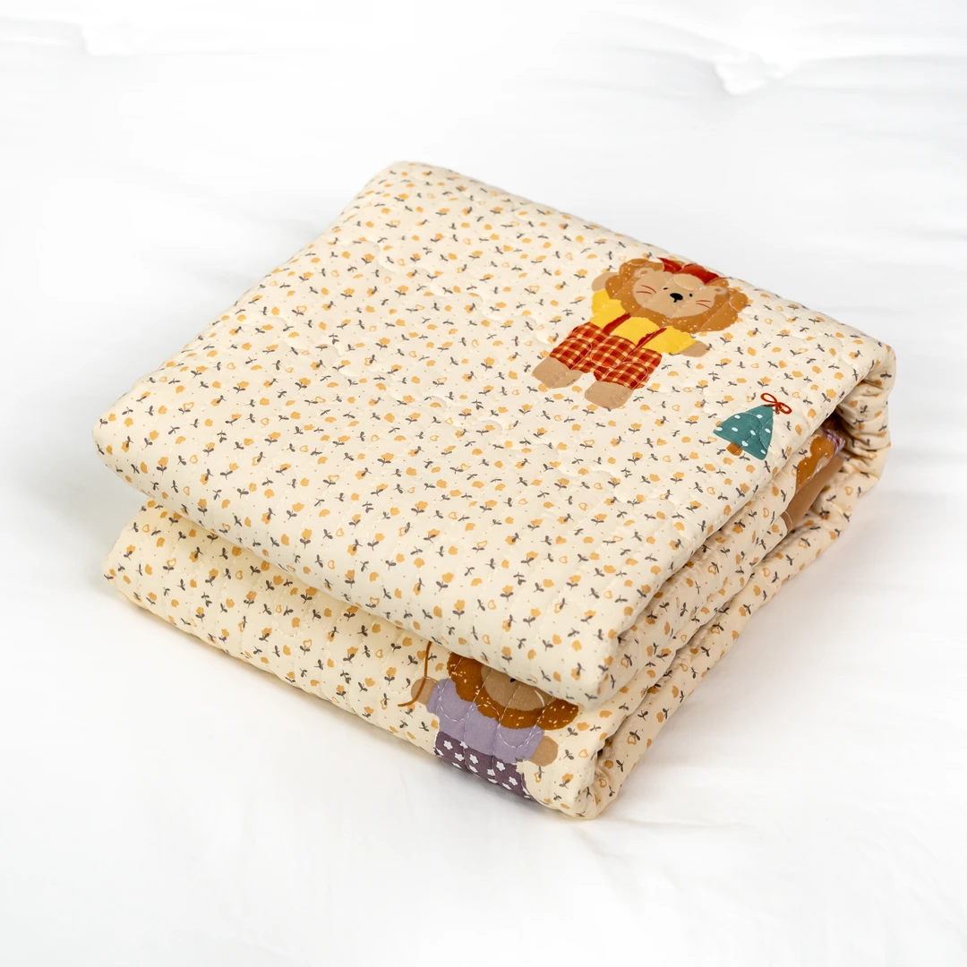 【京かわ会社】A类云纱棉床盖 90*220cm 狮子座