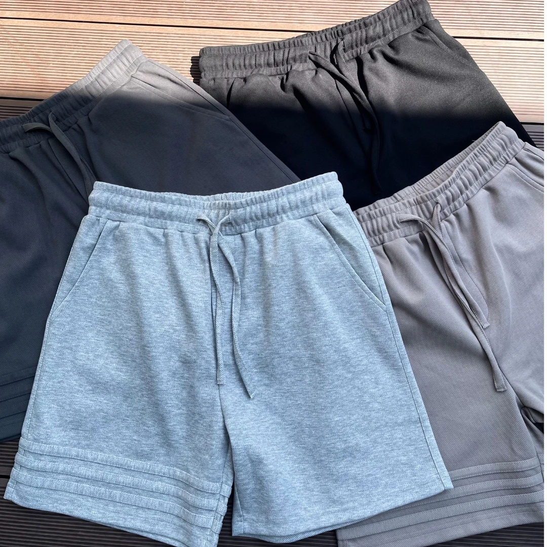 美式潮牌简约百搭宽松运动休闲夏季短裤五分裤男女情侣装