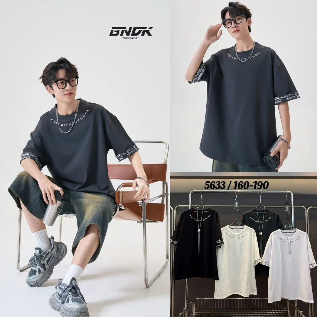 【5633】青少年潮牌短袖