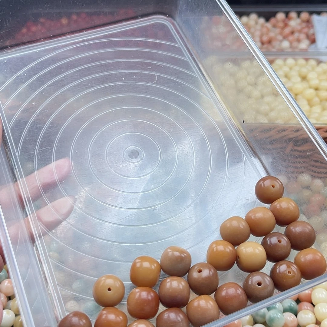 白玉菩提吊坠A/15mm/40颗锅底