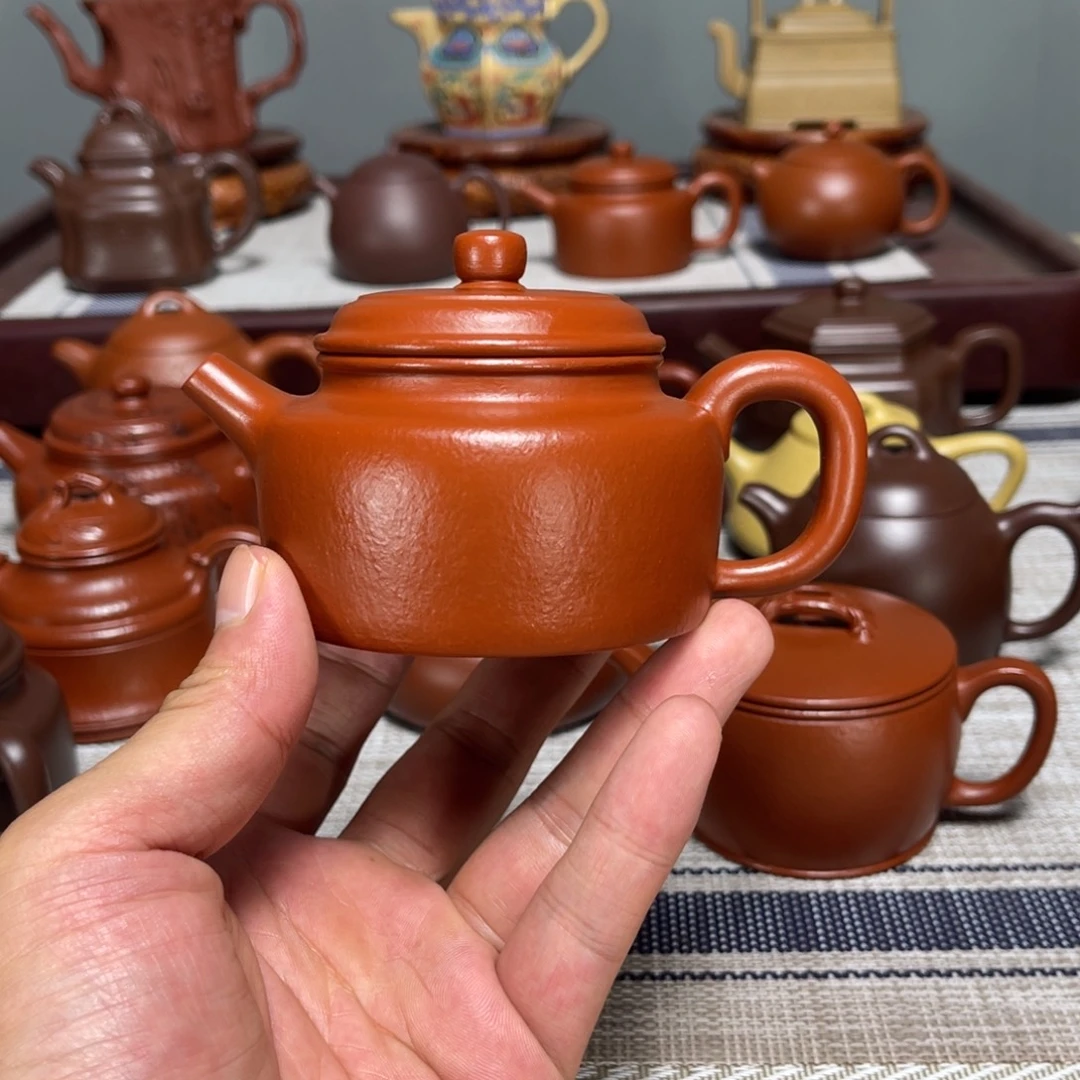 茶壶紫砂德中朱泥