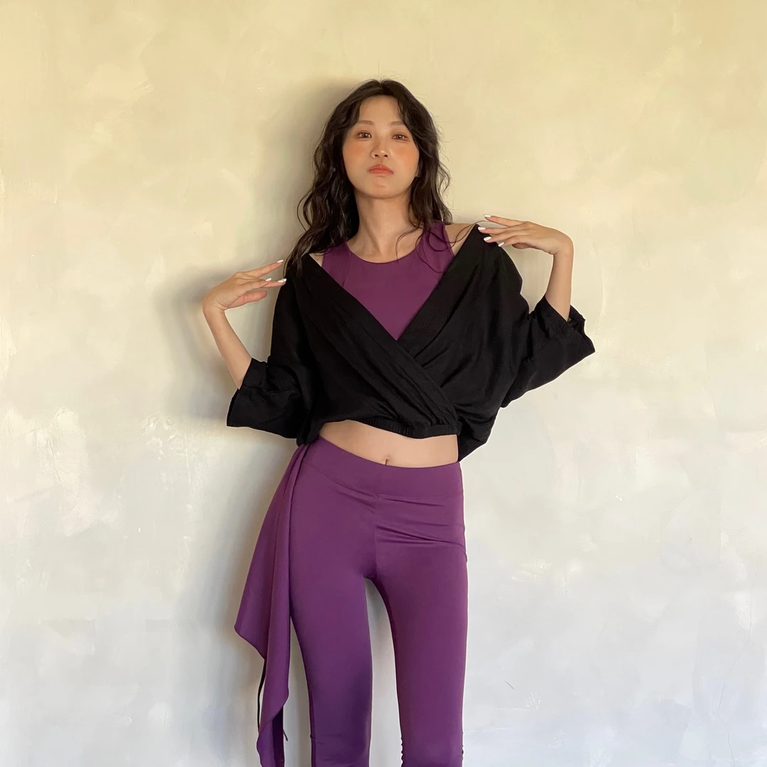 kokoyaya瑜伽服女套装普拉提背心带胸垫运动长裤外穿健身秋冬季