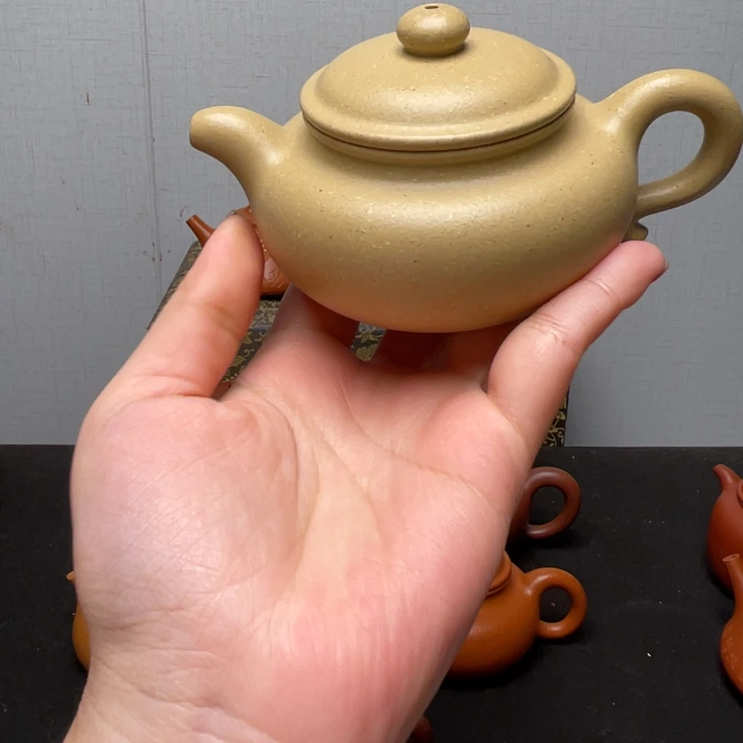 壶紫砂全手工本绿仿古