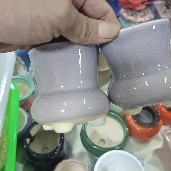微瑕陶瓷花盆满12包邮微瑕陶瓷盆满12包邮