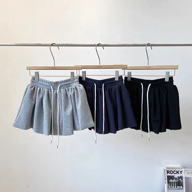 ［芭蕾裙摆］高级百搭A字版假两件芭蕾风半身裙