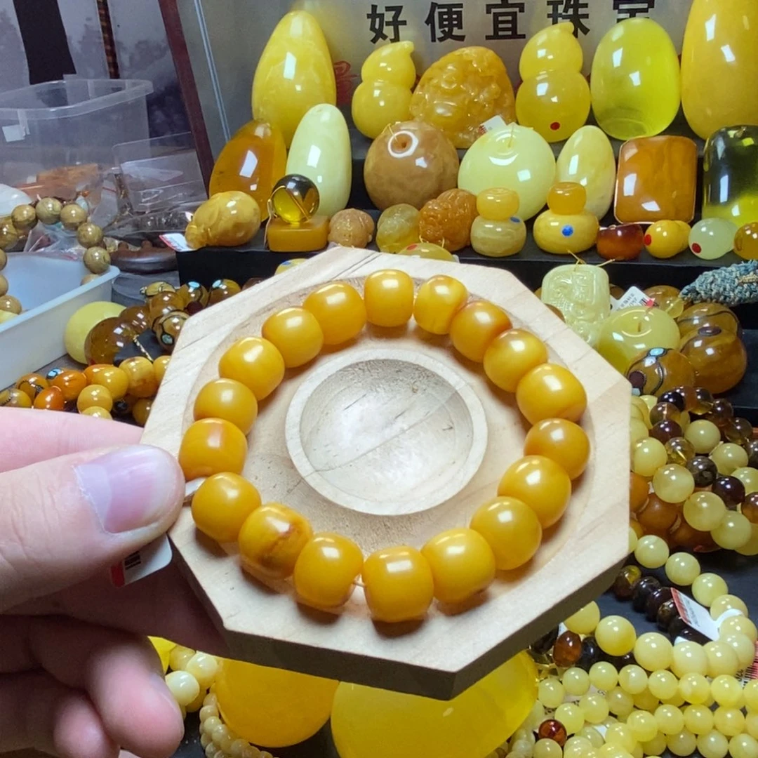 裸石琥珀未镶嵌蜜蜡