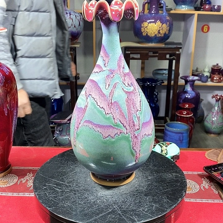 瓶中国神垕精品钧瓷