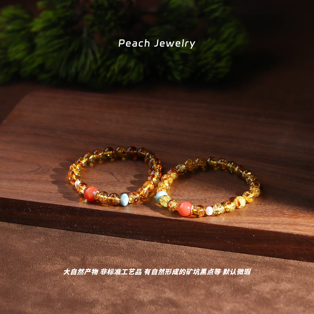 花珀手链 C189 多样性发一 颜色微差