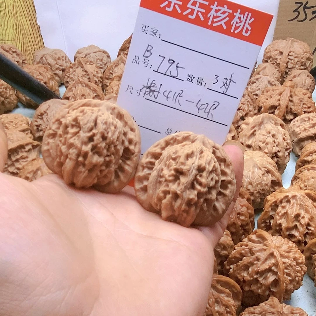把件桃核795号平谷楼子41-42尺（三对）