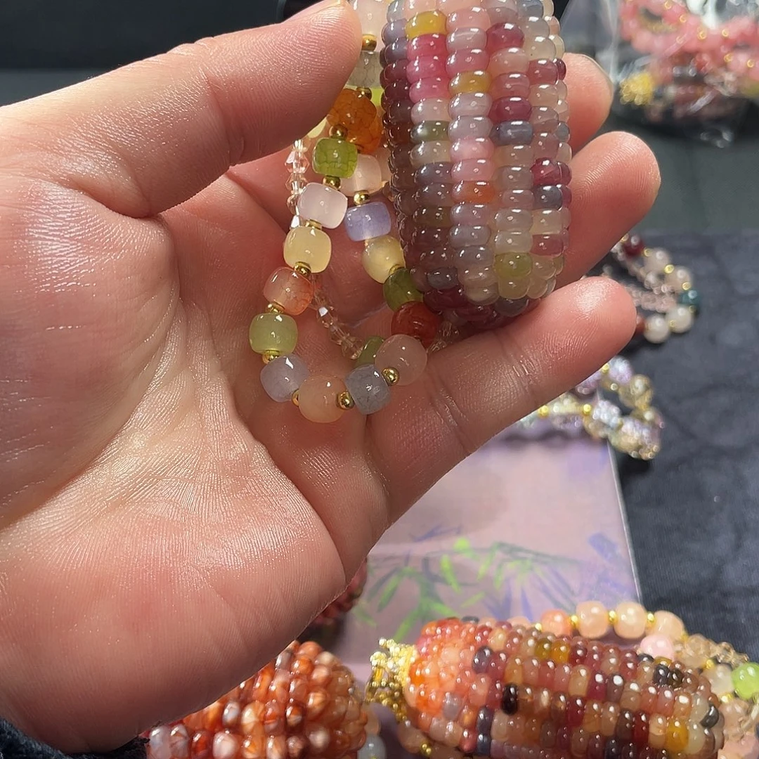 姜***姜文玩玉米手把件哦