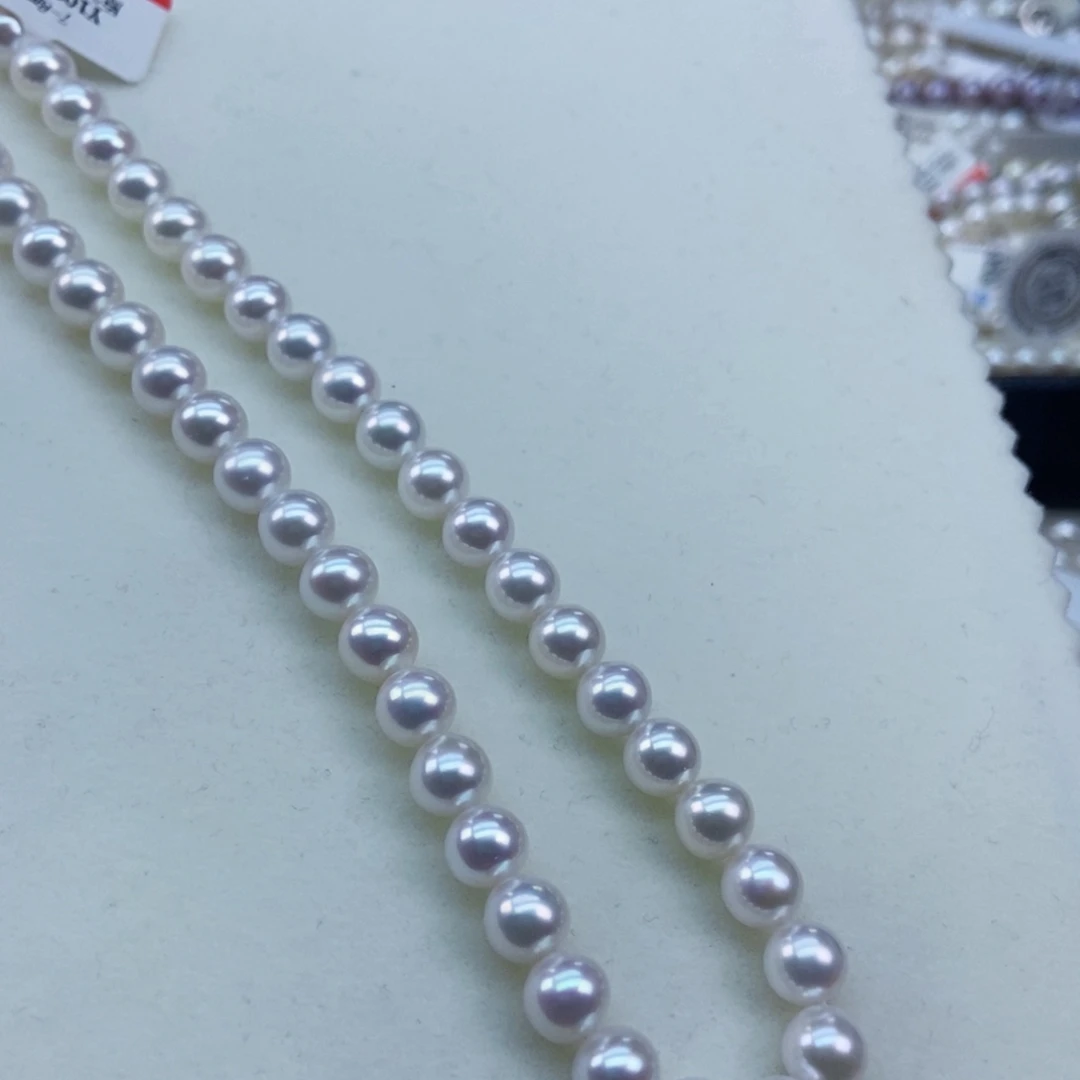 银S925镶嵌淡水珍珠7/8冷白炫彩极强光赛天女