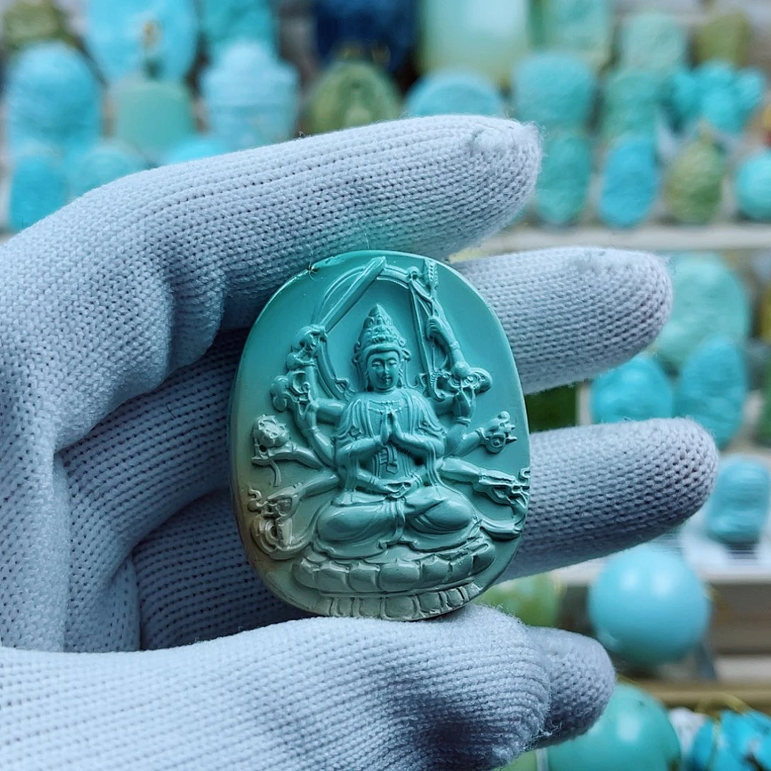 绿松石未镶嵌珠宝奇石