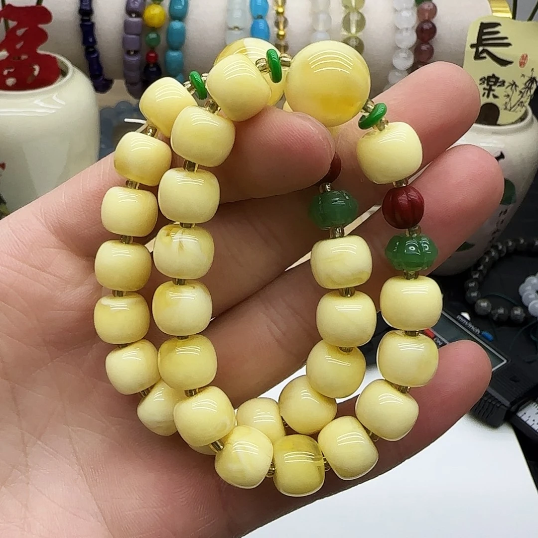 蜜蜡未镶嵌手链蜜蜡