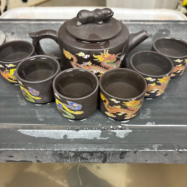 卧虎藏龙一壶六杯七件套