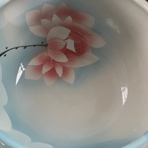 有机玻璃陶瓷鱼缸32厘米中号