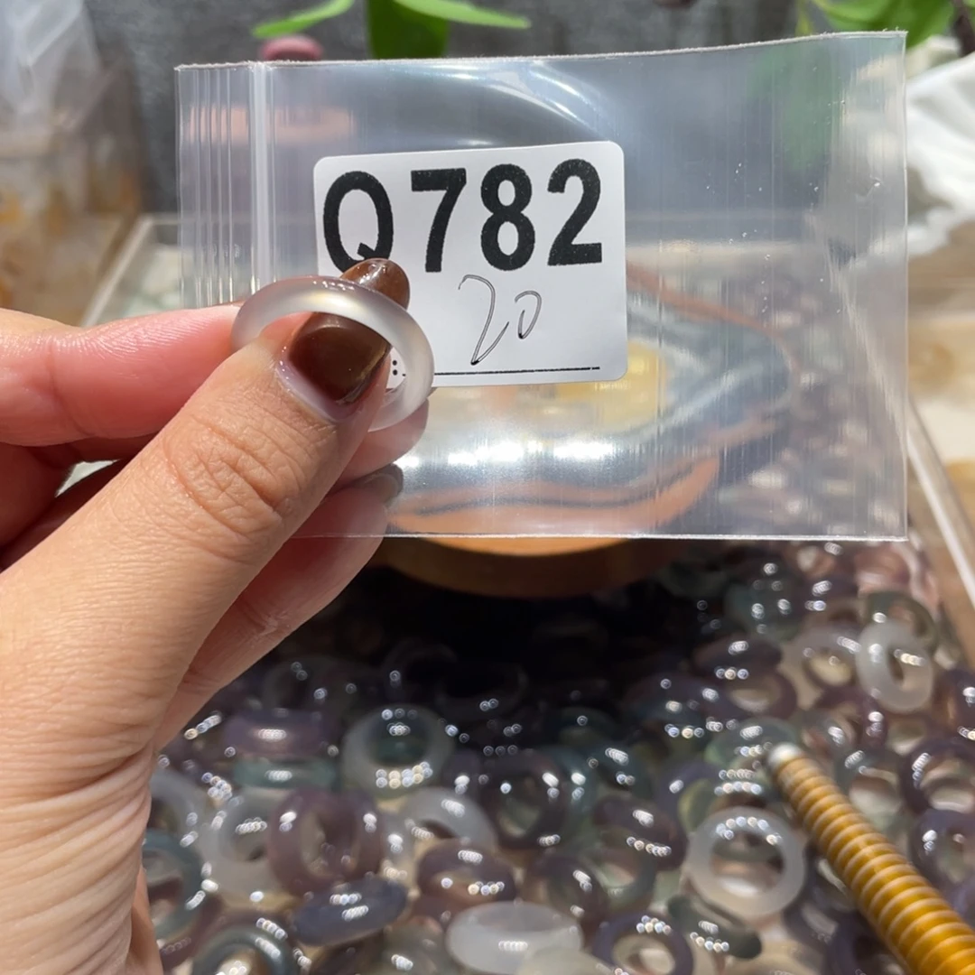 玛瑙/玉髓未镶嵌戒指782