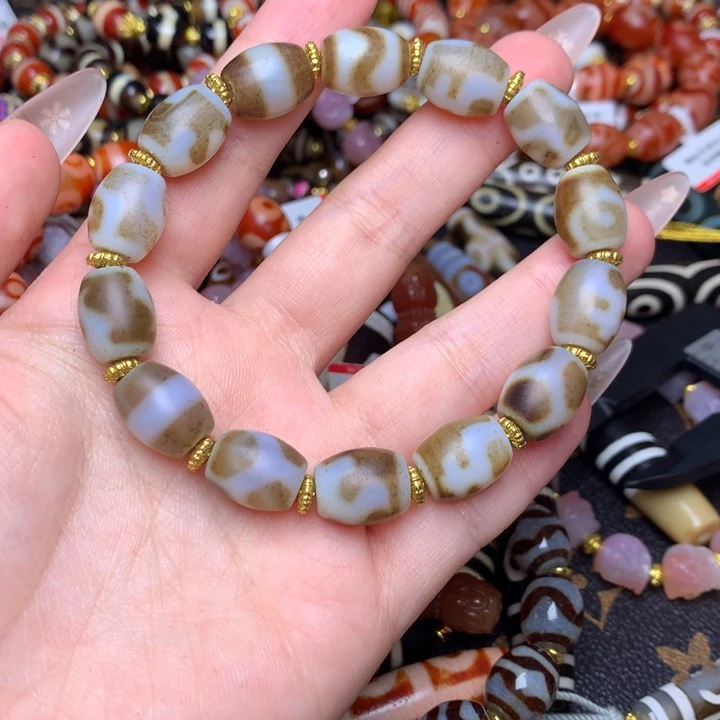 玛瑙/玉髓未镶嵌发一条