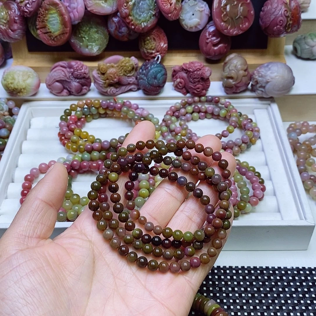 玛瑙/玉髓盐源玛瑙手串未镶嵌