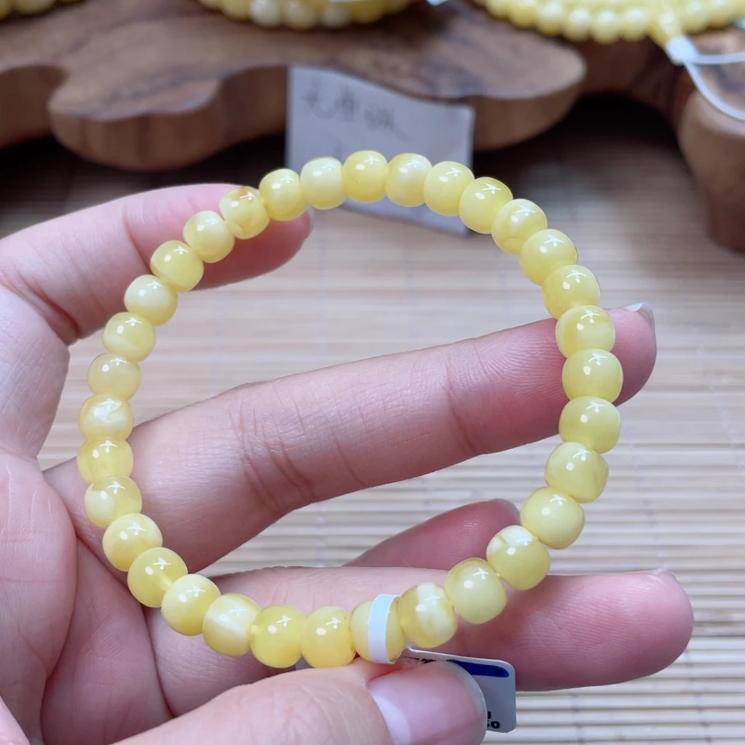 蜜蜡未镶嵌手串蜜蜡