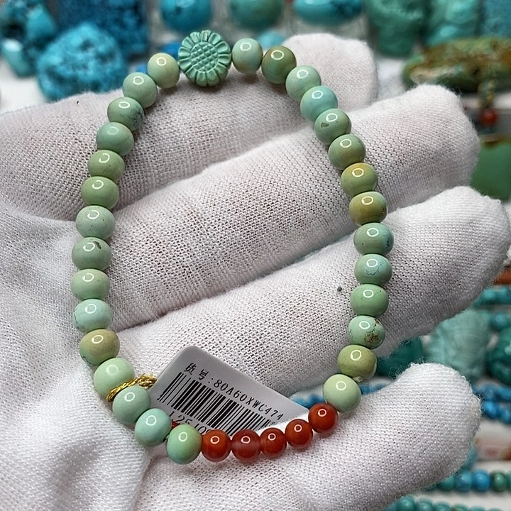 未镶嵌绿松石珠宝奇石