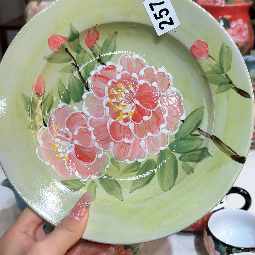 景德镇手绘高温釉下彩陶瓷茶具