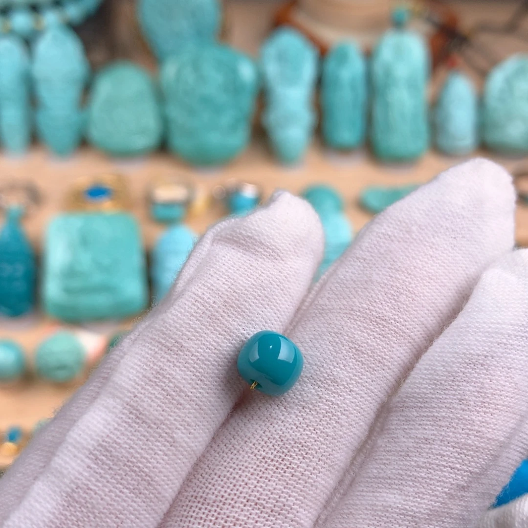 绿松石未镶嵌老型卡7.5