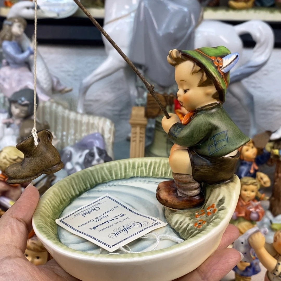 瓷片欧美中古美物摆件