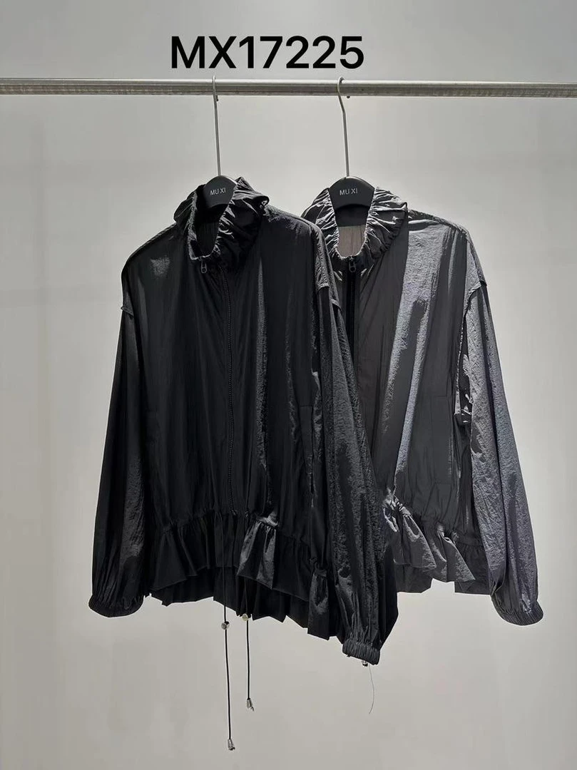 卡麦酱-MUXI 半立领拉链防晒上衣 17225