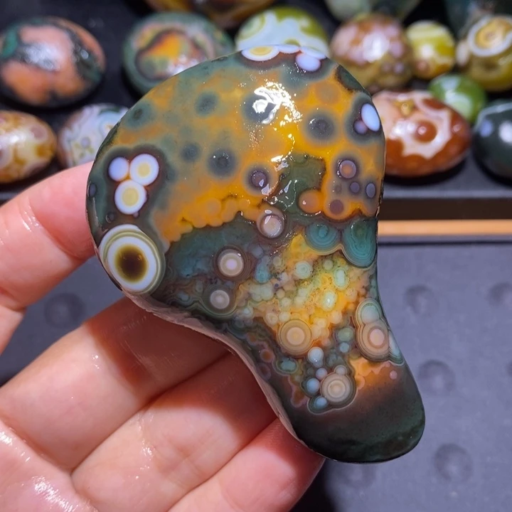 未镶嵌玛瑙/玉髓珠宝半成品2