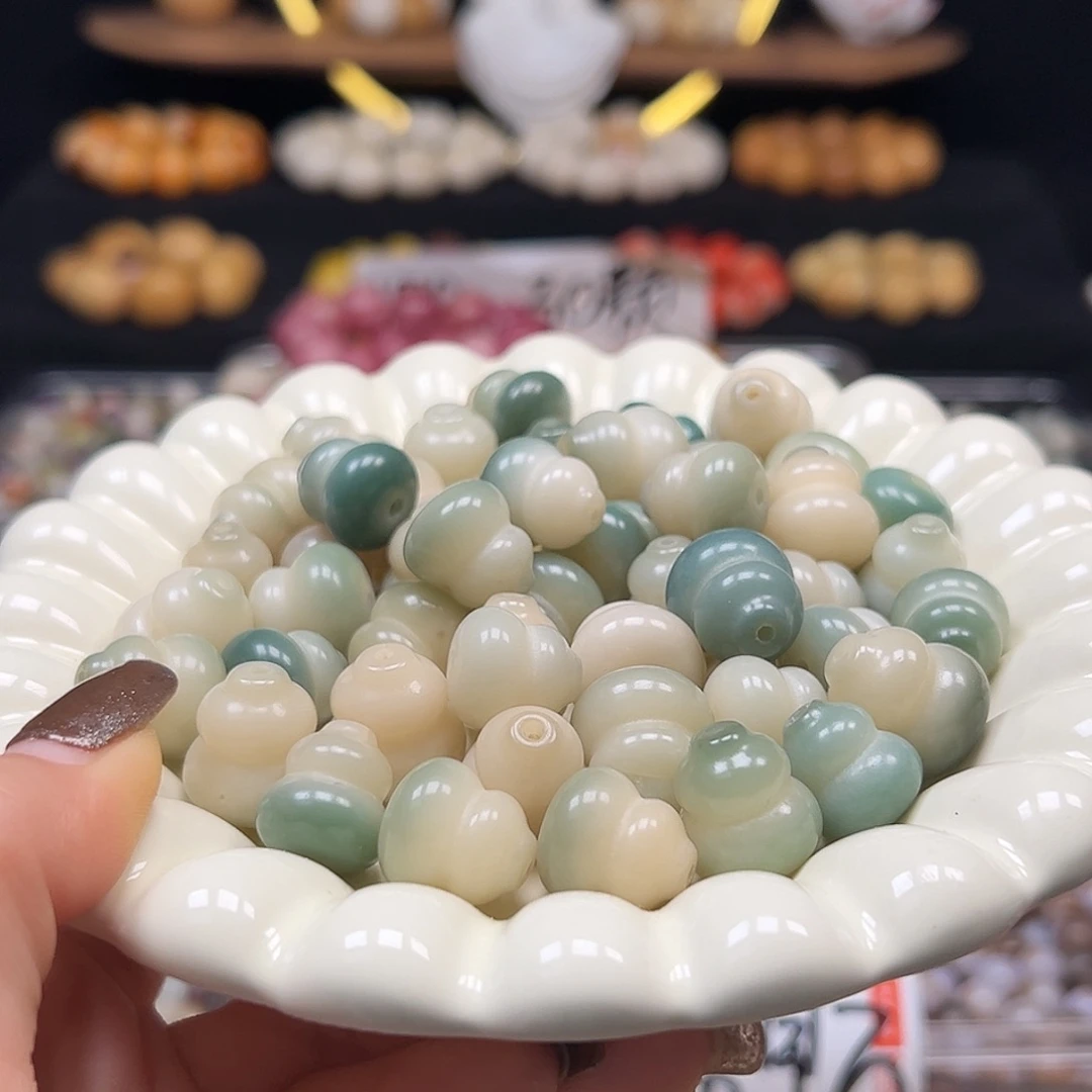 手串菩提根/象牙果瑕疵海洋了葫芦100颗有裂