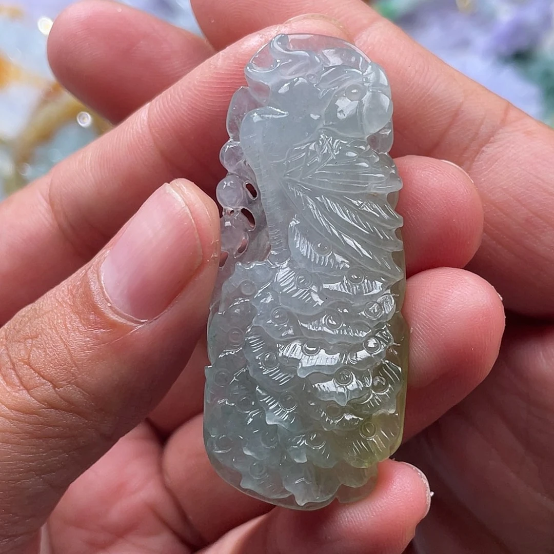 翡翠未镶嵌颈饰翡玉緣翡翠