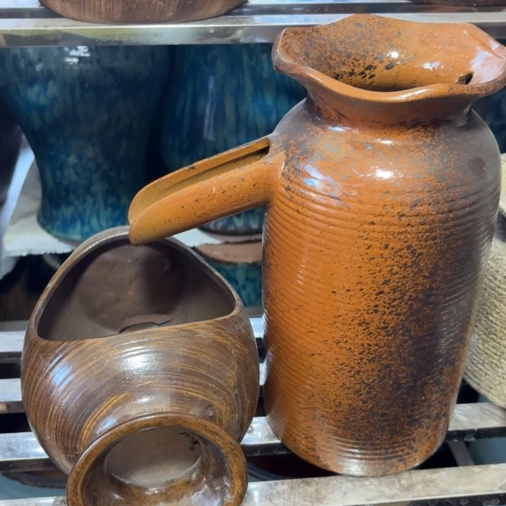 粗陶口径13/27，13/21/13进水口1.6厘米