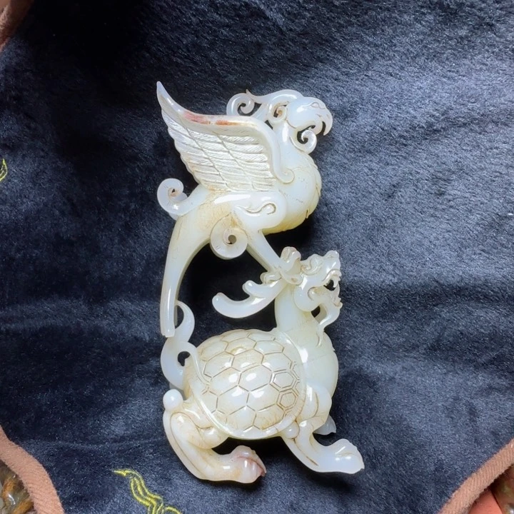 和田玉摆件未镶嵌致*