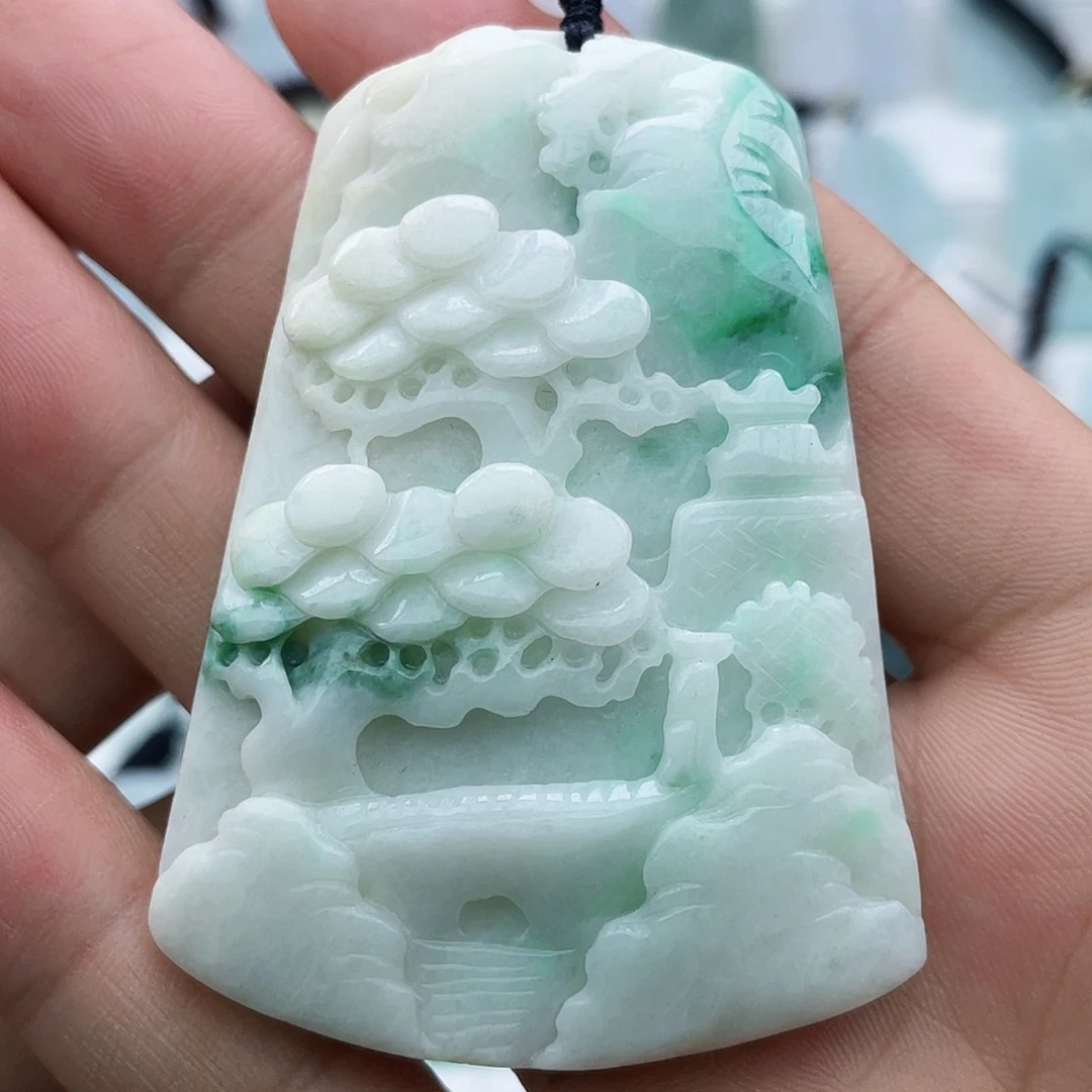 颈饰未镶嵌翡翠翡翠