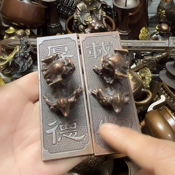 顺顺利利，铜器摆件