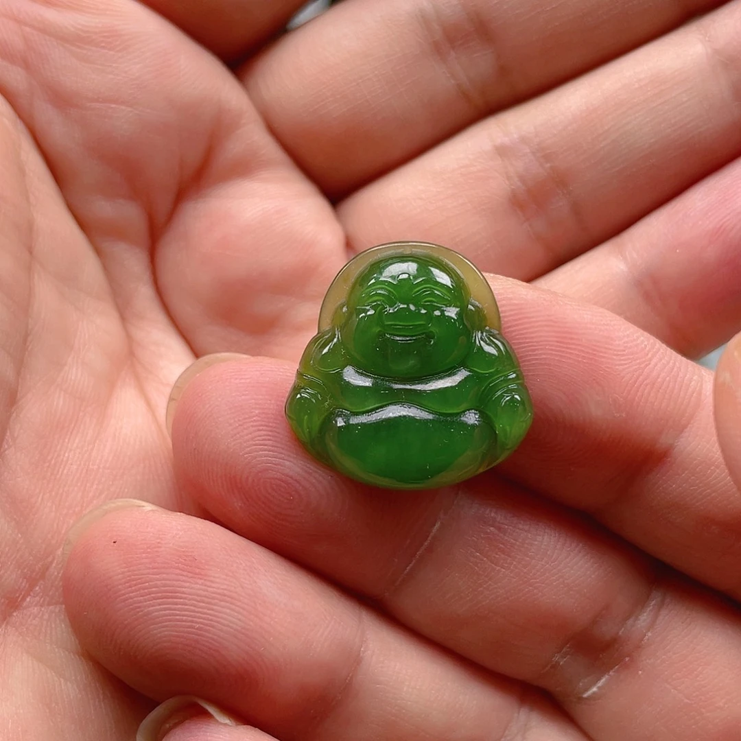 和田玉（碧玉）颈饰未镶嵌