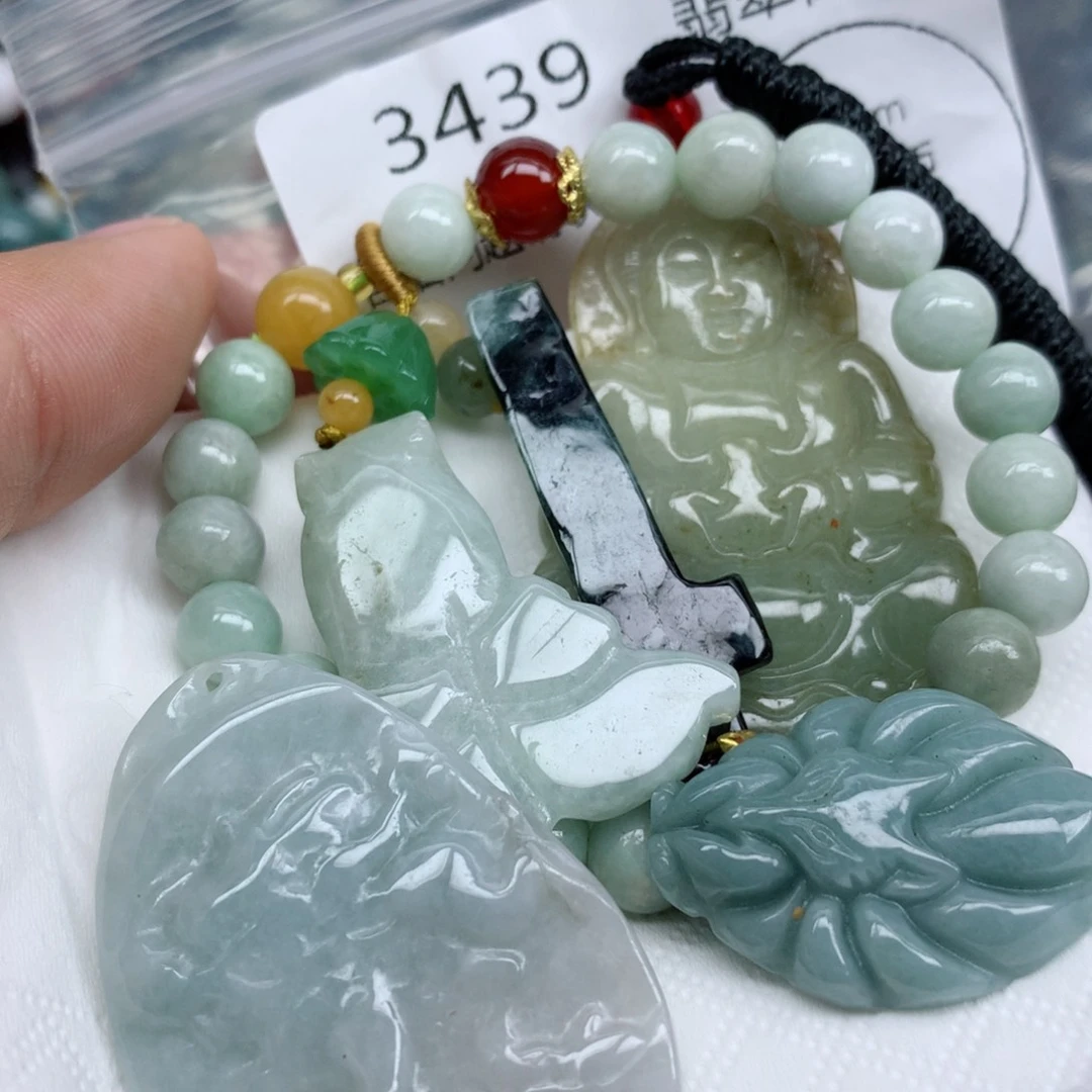 颈饰未镶嵌翡翠翡翠