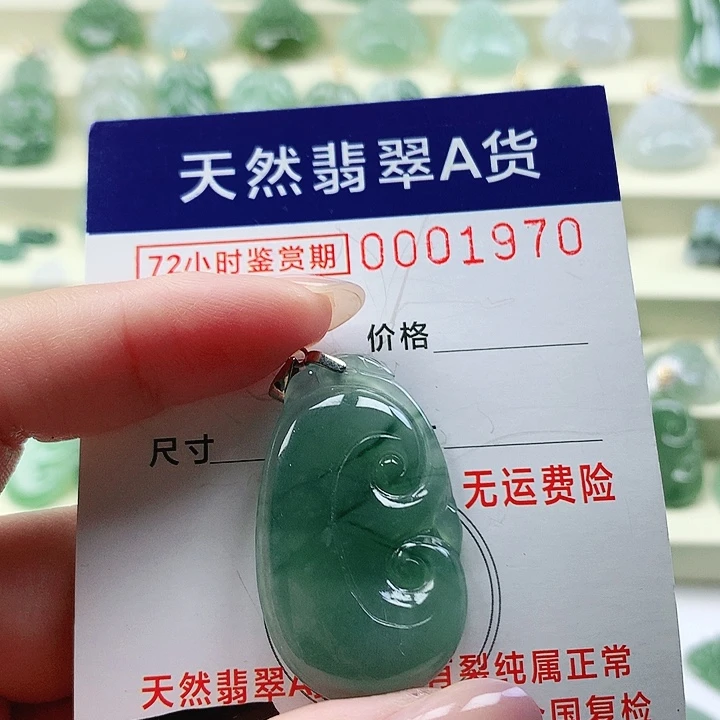 颈饰未镶嵌翡翠吊