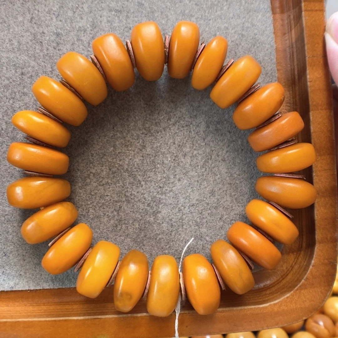 未镶嵌蜜蜡手串蜜蜡手串