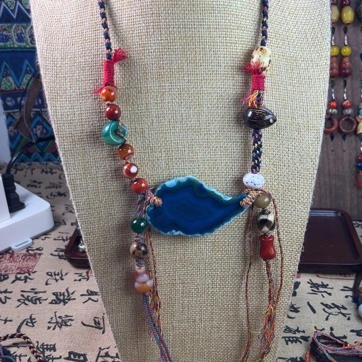 玛瑙/玉髓未镶嵌颈饰