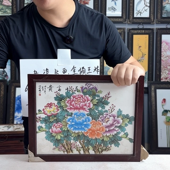 摆件景德镇瓷板画